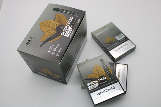 Pluma disponible auténtica de Vape de la batería de los soplos 400mAh del dispositivo 600 de la vaina de los E-cigarrillos de IGET SHION