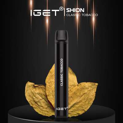 Soplos enormes 2.4ml Iget Shion de la pluma 600 de Nic Salt Disposable Vape Cbd del hielo