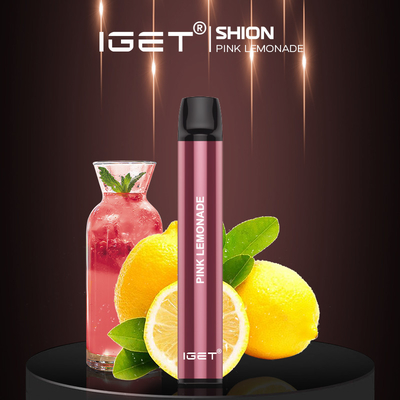 Soplos enormes 2.4ml Iget Shion de la pluma 600 de Nic Salt Disposable Vape Cbd del hielo