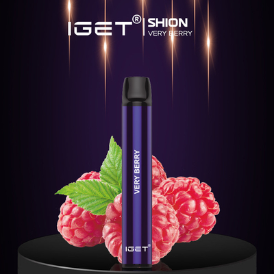 Soplos enormes 2.4ml Iget Shion de la pluma 600 de Nic Salt Disposable Vape Cbd del hielo