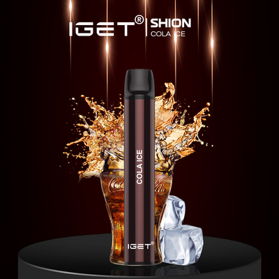 Soplos enormes 2.4ml Iget Shion de la pluma 600 de Nic Salt Disposable Vape Cbd del hielo