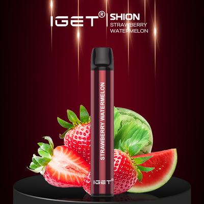 Soplos enormes 2.4ml Iget Shion de la pluma 600 de Nic Salt Disposable Vape Cbd del hielo