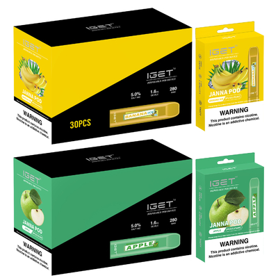 280mah Watermelom IGET Vape JANNA Vape Pen disponible 450 soplos
