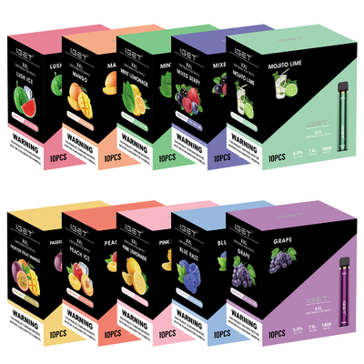 Vaina portátil Vape, pluma del soplo auténtico de Iget 1800 del vaporizador de 7ml que fuma XXL