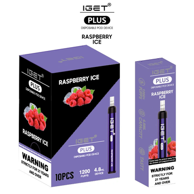 soplos disponibles 4.8ml del cigarrillo 1200 de 650mAh IGET Vape mini E