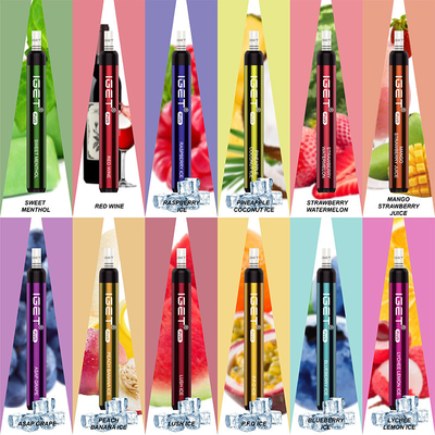 soplos disponibles 4.8ml del cigarrillo 1200 de 650mAh IGET Vape mini E