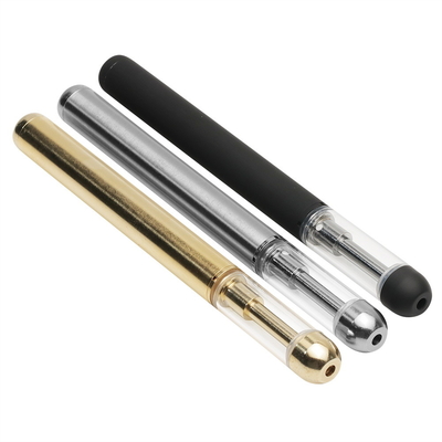 Extremidad redonda D5-A 3.7v CBD de cerámica Vape disponible Pen Empty del goteo del metal
