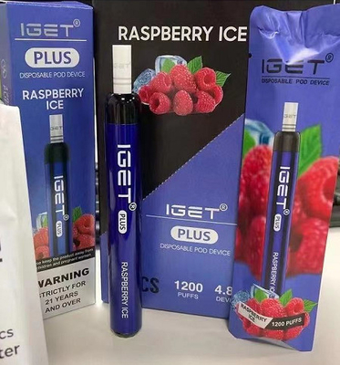4.8ml 1200 SOPLA colores disponibles frescos de la menta IGET Vape los 13