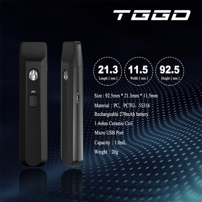 280mah 1.0ml P15 CBD Vape disponible Pen Custom Color Portable