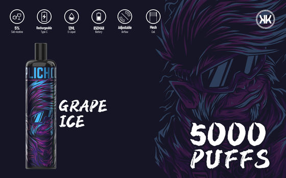 Energía líquida Vape disponible Pen Vaporizer del sistema Epod de la vaina de los soplos del cigarrillo 5000 de E