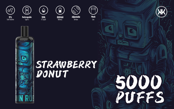 12 buñuelo electrónico de la fresa del cigarro Vape 5% de la nicotina disponible de los sabores EPOD