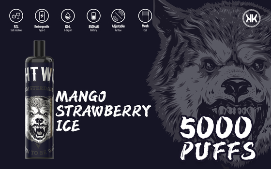 palillo disponible de Epod Vape del flujo de 12ml Aif, cigarrillos disponibles de la sal E de la nicotina del 5%