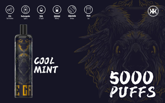 palillo disponible de Epod Vape del flujo de 12ml Aif, cigarrillos disponibles de la sal E de la nicotina del 5%