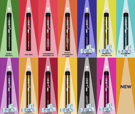 Pluma original de Vape de la nicotina de la batería el 6% del MÁS 650mah del cigarrillo IGET 1200 del 100% IGET
