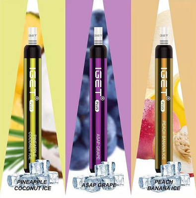 IGET original MÁS 1200 sabores disponibles de la capacidad 13 de la pluma 4.8ml de Vape de la nicotina de los soplos el 6%