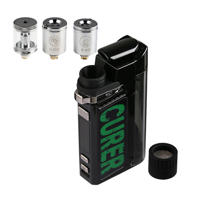 1500mAh CURER 3 en 1 vaporizador de Vape de la cera, PCTG Herb Vaporizer Kit seco
