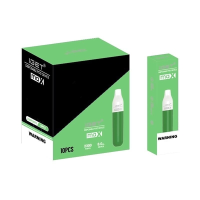 En existencia pluma disponible de Vape de la nicotina de la batería el 5% de IGET 2300 IGET max 1100mah