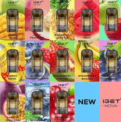 Popular en equipo del arrancador de Vape de la nicotina de la batería el 6% de Australia IGET Vape IGET Nova 350mah