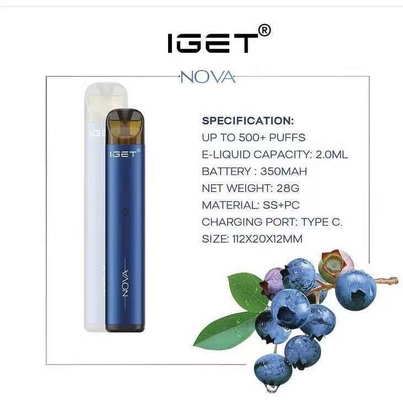 Arrancador original Kit In Stock de Vape de la nicotina de las clases el 6% de IGET Vape IGET Nova 3