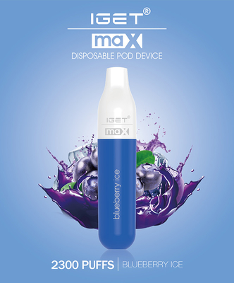 Vainas auténticas de la batería 8ml del dispositivo 1100mAh de IGET MAX Vape Pen Electronic Cigarettes