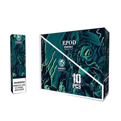 Las clases de la energía 12 de EPOD colorean los soplos disponibles 12ML de la pluma 5000 de Vape recargables