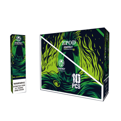 La energía colorida Vape disponible de Epod del diseño encierra 12 clases condimenta 5000 soplos