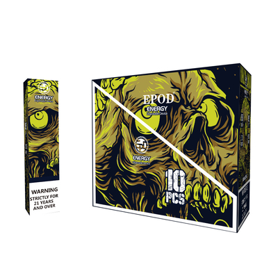 La energía colorida Vape disponible de Epod del diseño encierra 12 clases condimenta 5000 soplos