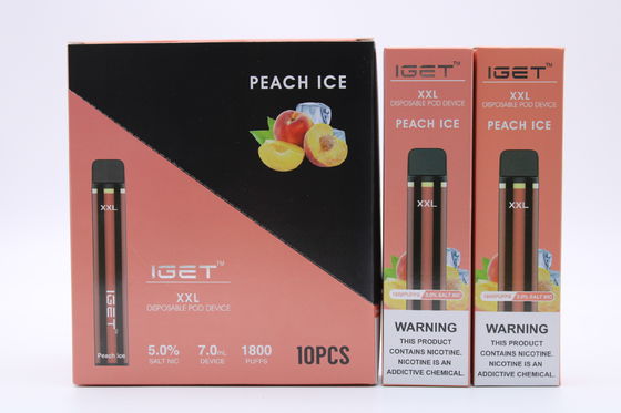 Vaina recargable del sistema Anti-que se escapa que fuma la pluma 1800 de IGET XXL Vape