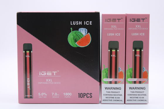 Vaina recargable del sistema Anti-que se escapa que fuma la pluma 1800 de IGET XXL Vape