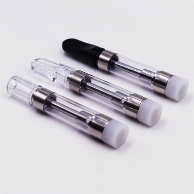 Cartucho plástico inferior de calefacción IP5 del cbd de la extremidad de la circulación de aire 0.5ml 1ml de la bobina de cerámica del hilo del logotipo 510 del OEM
