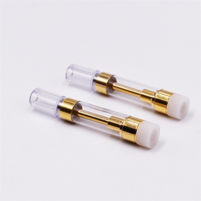 Cartucho plástico inferior de calefacción IP5 del cbd de la extremidad de la circulación de aire 0.5ml 1ml de la bobina de cerámica del hilo del logotipo 510 del OEM