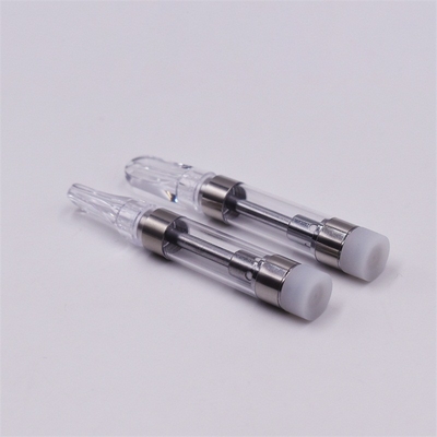 Cartucho plástico inferior de calefacción IP5 del cbd de la extremidad de la circulación de aire 0.5ml 1ml de la bobina de cerámica del hilo del logotipo 510 del OEM