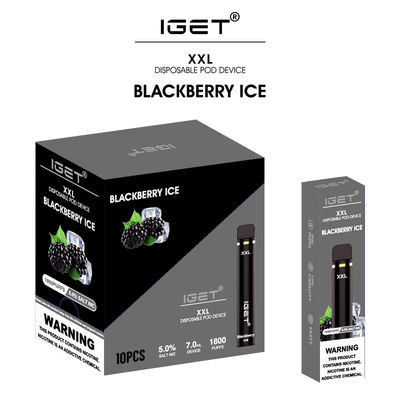 Vaina colorida IGET XXL de Vape de los cigarrillos de Iget de la batería electrónica del dispositivo 950mAh