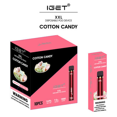 Vaina colorida IGET XXL de Vape de los cigarrillos de Iget de la batería electrónica del dispositivo 950mAh