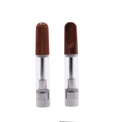 cartucho vacío del aceite del cbd del vidrio de 1ml 0.5ml ningunos carros de cerámica del vape del cbd de la bobina del hilo del escape 510 para la pluma del vape