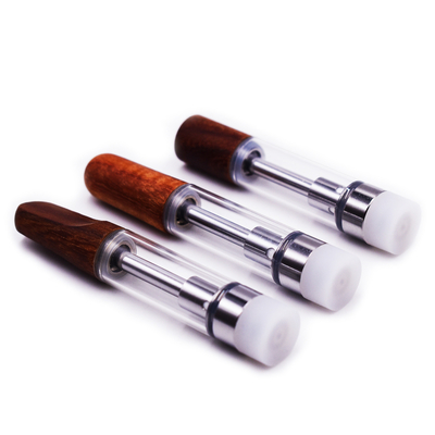 cartucho vacío del aceite del cbd del vidrio de 1ml 0.5ml ningunos carros de cerámica del vape del cbd de la bobina del hilo del escape 510 para la pluma del vape