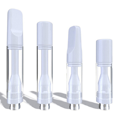 Todo el aceite grueso blanco del cartucho CBD del vape del hilo del color 510 toda la extremidad de cerámica