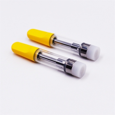 510 cartucho de encargo del aceite del delta 8 del tanque de vidrio del logotipo 0.5ml 1ml de Vape del hilo de los carros del aceite sin plomo de cerámica de Cbd