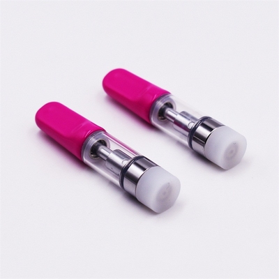 Cartucho de encargo del vape del logotipo 510 de la prueba del cartucho que se escapa 0.5ml 1ml de la bobina de cerámica vacía sin plomo del tanque de cristal