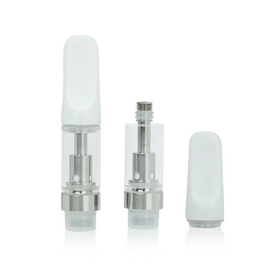 510 cartucho de encargo del aceite del delta 8 del tanque de vidrio del logotipo 0.5ml 1ml de Vape del hilo de los carros del aceite sin plomo de cerámica de Cbd