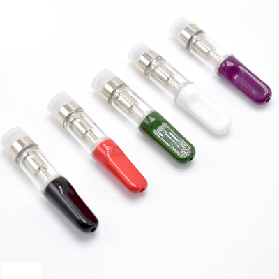 510 cartucho de encargo del aceite del delta 8 del tanque de vidrio del logotipo 0.5ml 1ml de Vape del hilo de los carros del aceite sin plomo de cerámica de Cbd