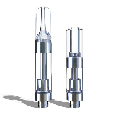 Cartucho plástico de la extremidad 1ml de CBD THC D8 del aceite de la ronda plana al por mayor del vaporizador