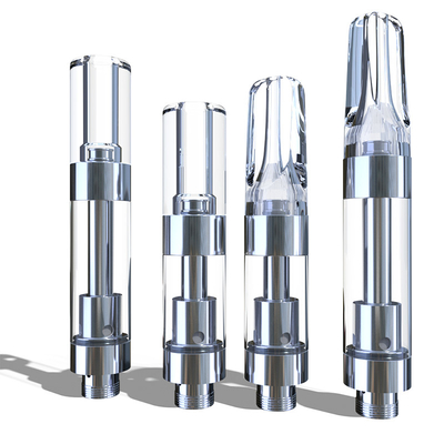 Clave el tanque vacío de la extremidad del delta 8 de Vape del cartucho 0.5ml 1ml de la bobina del cartucho de cerámica disponible plástico de Cbd