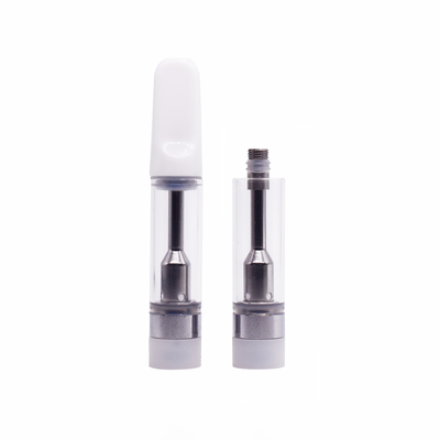 Cartucho de cerámica vacío al por mayor 316SS 0.5ml disponible 1ml del vape del thc del cbd de la extremidad y de la bobina