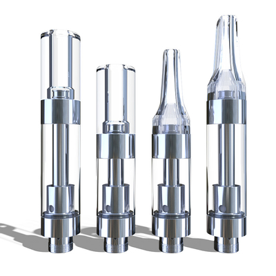 Cartucho grueso fino de cristal plástico al por mayor del vape del aceite del tanque 0.5ml 1ml de Pyrex de la extremidad