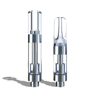 Cartucho grueso fino de cristal plástico al por mayor del vape del aceite del tanque 0.5ml 1ml de Pyrex de la extremidad