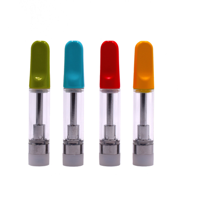 Calefacción de cerámica de la bobina del logotipo de Cbd del cartucho del aceite del cbd de los carros gruesos coloridos de encargo del vape para el aceite del delta 9 del delta 8