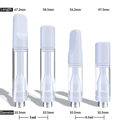 Cartucho de Vape del nuevo producto 2022 todo el ajuste material de cerámica para el aceite grueso/fino 1ml
