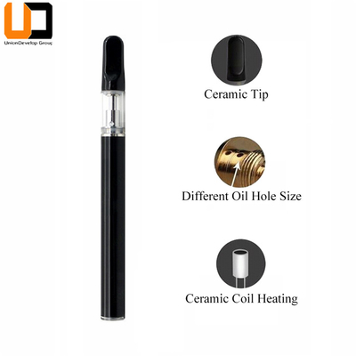 Pluma vacía disponible de cerámica de alta calidad de Vape del tanque de cristal de la bobina D5 CBD 0.5ml 1.0ml