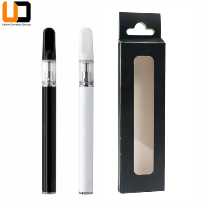 Pluma vacía disponible de cerámica de alta calidad de Vape del tanque de cristal de la bobina D5 CBD 0.5ml 1.0ml